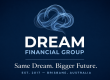 Dream Financial Group rebrand announcement — Same Dream. Bigger Future.